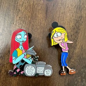 Sally and Lizzie McGuire Pins